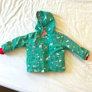 Mini Boden 2 in 1 water resistant winter coat